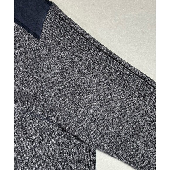 Buffalo David Bitton Men's Large Full Zip Hooded Jacket Gray Blue - Picture 7 of 9